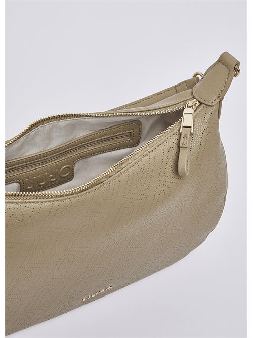 Borsa hobo media con logo monogram LIU JO | AA6133ES026/01679